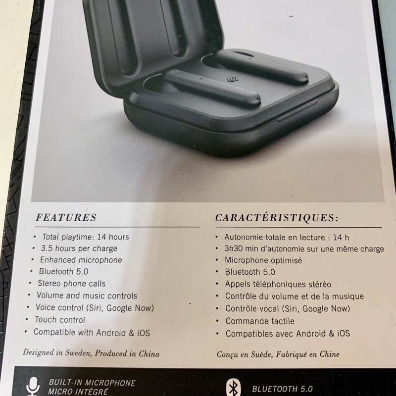 Urbanista Stockholm True Wireless Earbuds 14H Playtime Bluetooth 5.0 iOS