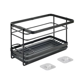 Metaltex 352900000 Kitchen Holder, Steel, Black