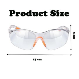 JNGTKL Safety Glasses, 8 Pack Eye Protection Glasses (15×5×5cm), Safety Goggles For Adults, Anti-Fog Protective Glasses For Work, Suitable For Outdoor Work To Protect The Eyes (White) ﻿ ﻿