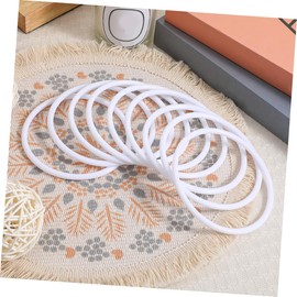 SHINEOFI Plastic Rings 30pcs Dream Catcher Hoops Floral Hoops Macrame Supplies Craft Making