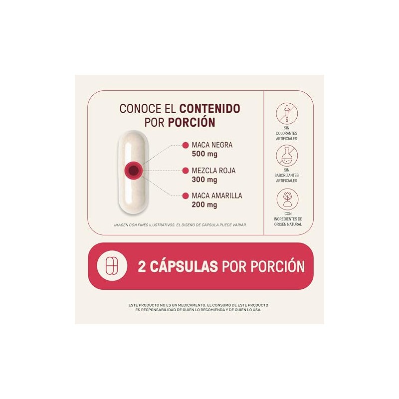 LIFE 360+ Maca Blend (Maca Negra, Amarilla y Roja)| 240