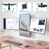 WALI Triple Monitor Wall Mount for 32" Screens，Each Arm Holds