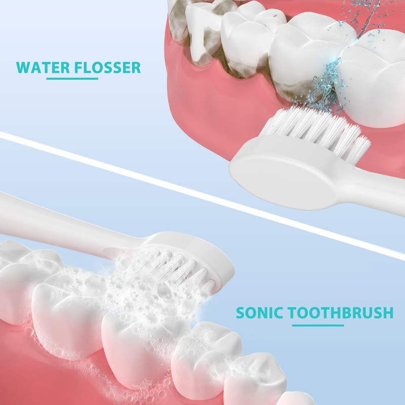 Replacement Brush Heads for Waterpick Sonic Fusion 2.0 - Flossing