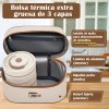 Lonchera Térmica ROOM MEXA de Acero Inoxidable con Toppers 4