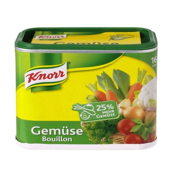Knorr Instant Vegetable Bouillon ( Gemuse Bouillon ) - Pack of 2 Containers