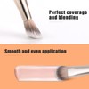 TEOYALL Under-Eye Concealer Brush, Small Flat Angled Synthetic Bristles Flawless