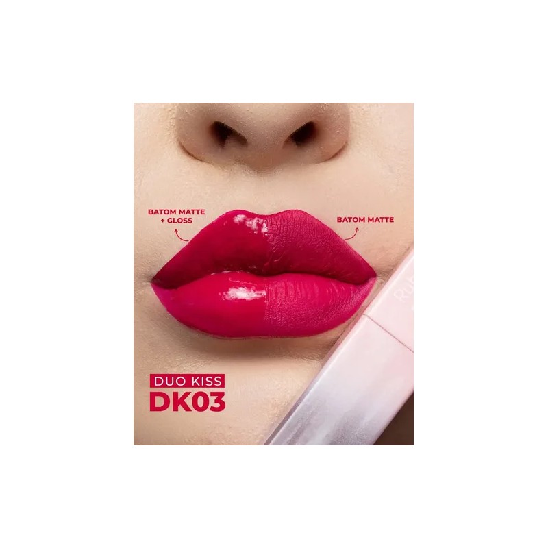 Duo Labial Liquido Matte Y Gloss Ruby Rose Duo Kiss