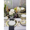 Lillian Tablesettings Hard Plastic 1-Piece Wine Glasses, 6-Ounce Capacity, Clear
