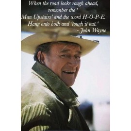 John Wayne Quote refrigerator magnet 3 1/2 "X 4 1/2 "