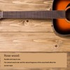 Unfinished Guitar Fretboard Fingerboard Rosewood Unfinished Guitar Neck Replacement for