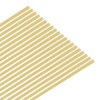 M METERXITY 20-Pack Brass Rod, 0.7mmx300mm H65 Solid Brass Round
