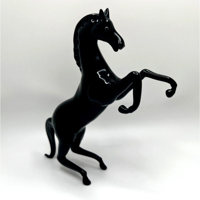 Murano Glass, 4 1/2 inches, Handcrafted Unique Standing Arabian Horse