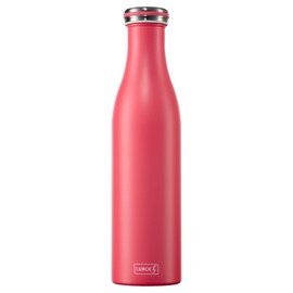 Lurch 240968 Insulated Flask for Hot and Cold Drinks Double-Walled Stainless Steel 0.75 L Pink