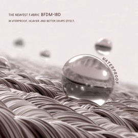 BALCONY & FALCON Tablecloth, Linen Look, Washable, Table Runner, Table Linen, Square, Waterproof, Light Brown, 90 x 90 cm