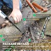 MinliGUY Hand Auger Wood Drill, Upgrade Welds Bushcraft Auger w/