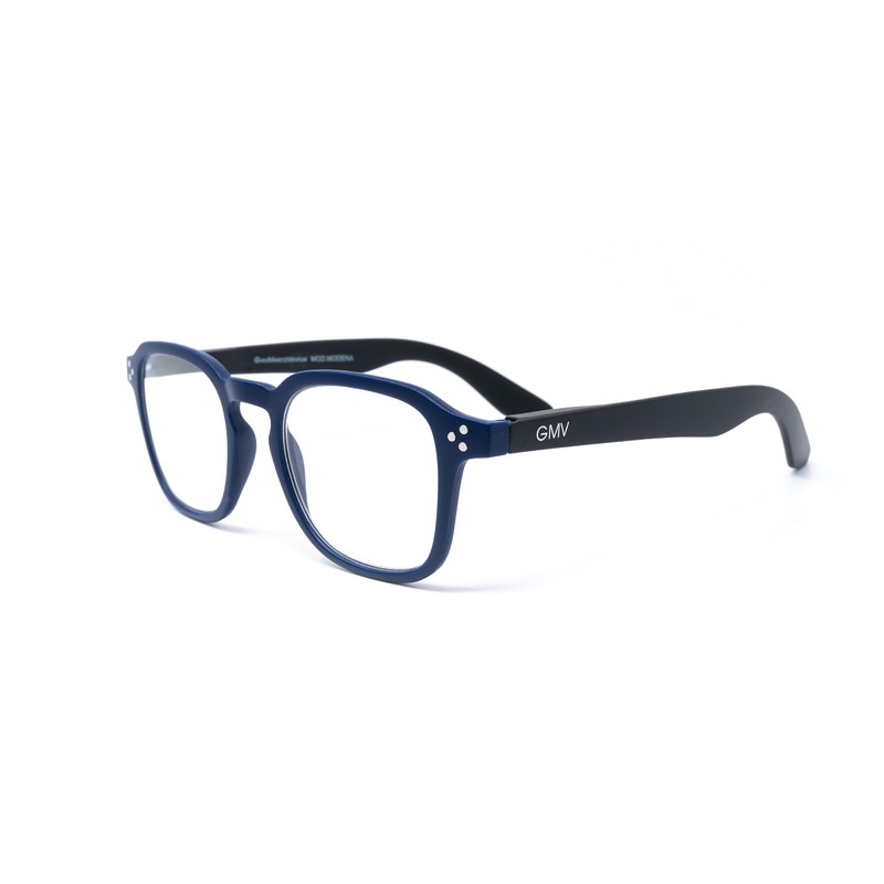 Gian Marco Venturi Unisex Modena Lesebrille, Blau-Schwarz, One Size