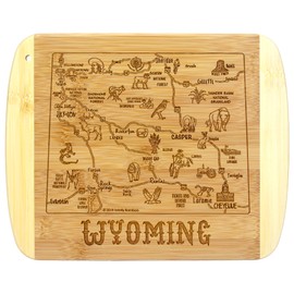 Totally Bamboo A Slice of Life Wyoming Bamboo Serving and Cutting Board