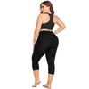 MOREFEEL Capri Plus Size Leggings for Women with Pockets-Stretchy XL-4XL