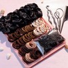 1209PCS Ligas para Cabello,Ligas Elásticas para Niñas y Mujeres, Set