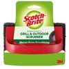 Scotch-Brite Heavy Duty Outdoor Scrubber, Ideal for Concrete, Patio Bricks,