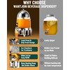 WantJoin Beverage Dispenser With Stand - 3.2 Gallon Drink Dispenser