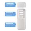 Minimalist Travel Soap Case with Removable Draining Tray, Compact Leak-Proof