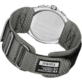 Compatible with Casio MDV106 Watch Bands, 22mm Nylon Sports Strap with Woven Design for Casio MDV106, MDV106-1AV / MTP-VD01 Watch (Grey)