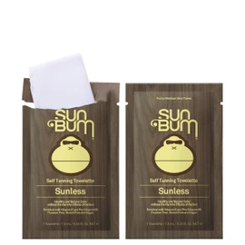 Sun Bum Self Tanning Towelettes, 25oz Packet, 5 Count, Self Tanner, Non-Staining, Non-Streaking