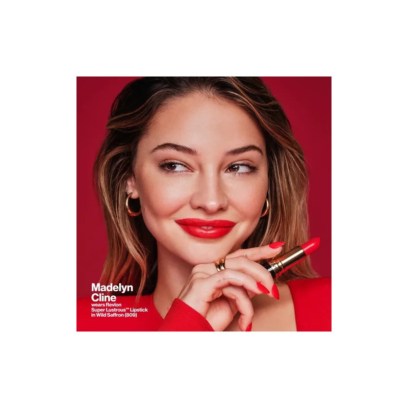 Lápiz Labial Revlon Super Lustrous Lipstick Tono Certainly Red