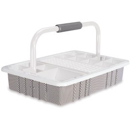 Marketlab Black & White Tray with Handle - 17mm Tube Rack