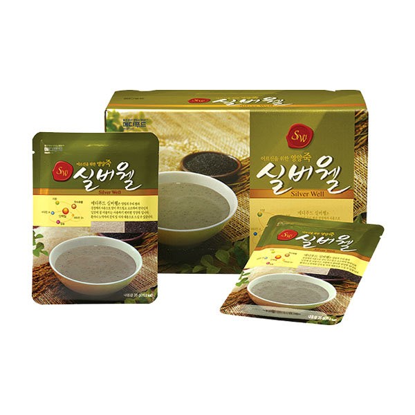 Medifood Silverwell (black sesame flavor) 35g 30 packets/nutritious porridge/patient food