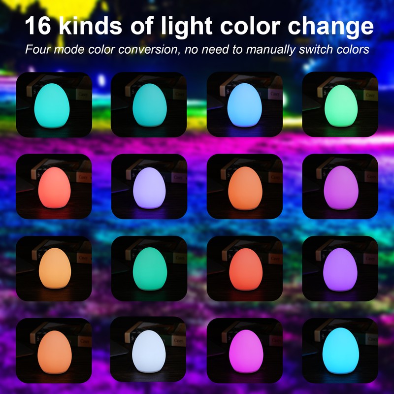 LED Egg Lamp Sturdy Waterproof Easy to Use Remote Control