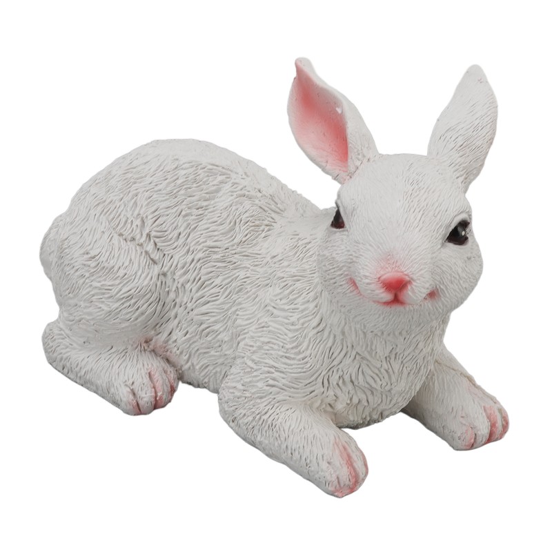 1 Pair Bunny Rabbit Ornaments Decorations Resin Art Craft Animal