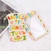Colorful Alphabet Lanyard with ID Card Holder, Fun ABC Pattern