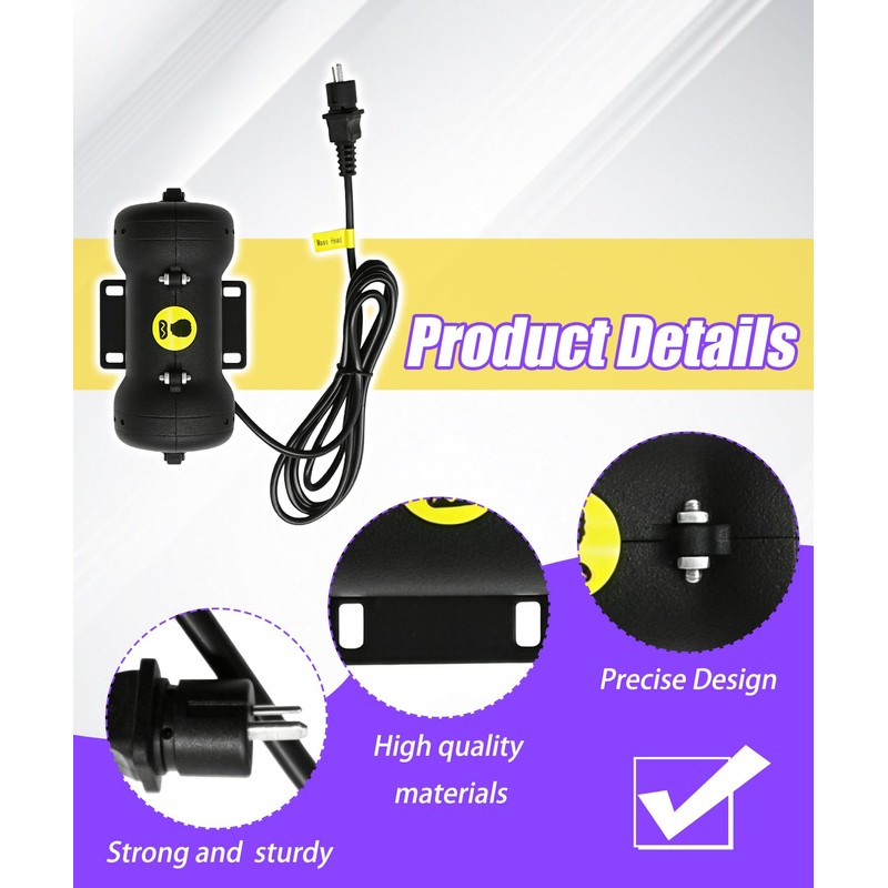 Adjustable Bed Massage Motor Compatible with Richmat HJM2 for Head