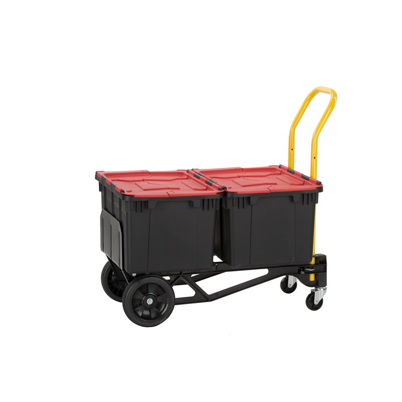 Harper Lightweight Glass Filled Nylon Plastic Convertible Hand Truck and