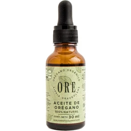 ORE 100% Natural Organic Oregano Oil | 80% Carvacrol, Food Grade | 30ml