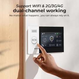 PGST Wireless Home Alarm System 21-Piece Kit, WiFi/4G Alarm System for Home Security with Phone APP Alert (Door Sensors,Alarm Siren, Remote, Motion Detector) for Home, Apartment, Work with Alexa