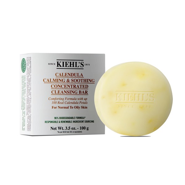 KIEHL'S Calendula Calming & Soothing Concentrated Face Cleansing Bar, 100 g