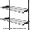 Wonderjune 6 Pcs Adjustable Locking Shelf Bracket 16 Inch Shelf
