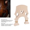 Violin Bridge Maple Wood Adjustable Brass Screw Double Bass Bridge