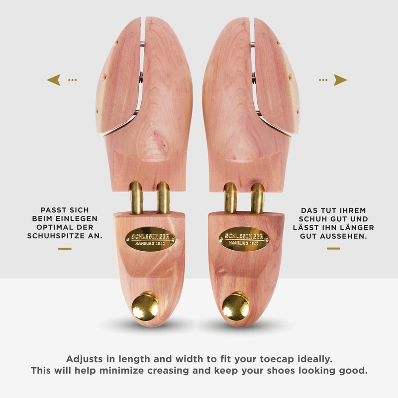 Schlesinger - Premium Schuhspanner aus edlem Zedernholz für Herrenschuhe. Modell