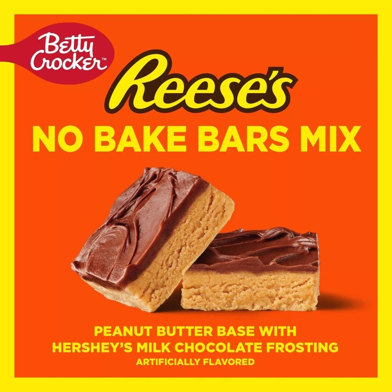 Betty Crocker REESE'S Peanut Butter No Bake Bars Mix HERSHEY’S
