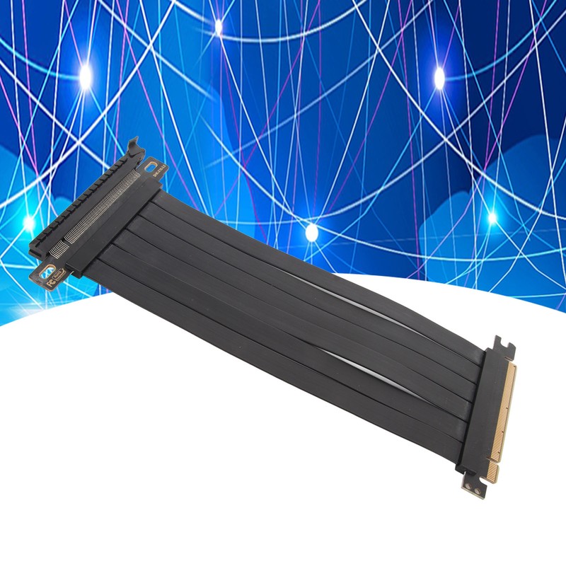 PCIE 3.0 X16 Extender Riser Cable High Shielding Property 180