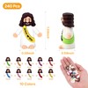 EWOID 240 Pcs Little Jesus Figures, Multicolor Mini Jesus Loves