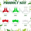 Pack of 150 Plant Benders Lst Clips Red Green White