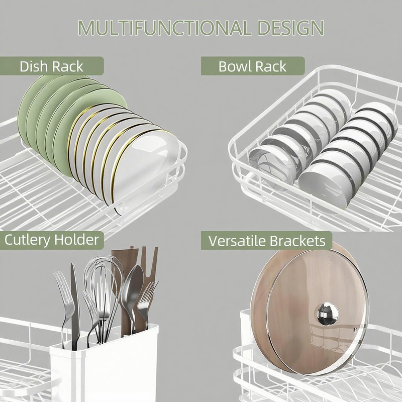 RUBOLTD Dish Drying Rack Stainless Steel Drying Racks for Kitchen