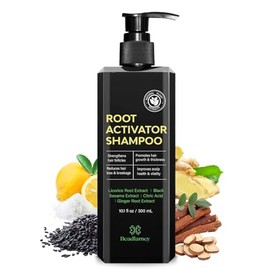 Champú Activador de Raíces para Hombre: Champú para el Crecimiento del Cabello para la Pérdida de Cabello y Cabello Delgado - 10.1 fl oz / 300 mL