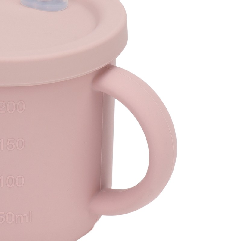 Silicone Sippy Cups Double Handles Lightweight Toddler Training Cup with