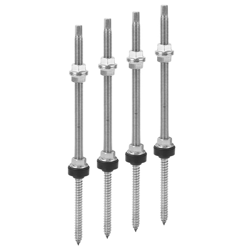 4PCS PV Bracket Double Head Screw Stainless Steel Anti Corrosion